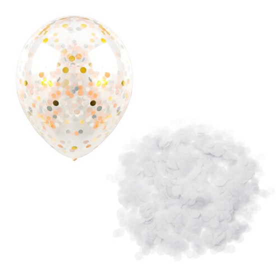 White 50g Glitter Latex Party Decorations